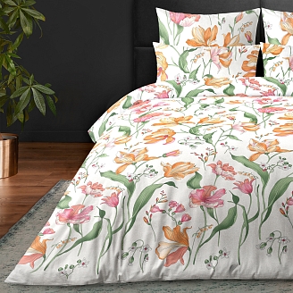 Постельное белье "Verossa" сатин / Bright tulip