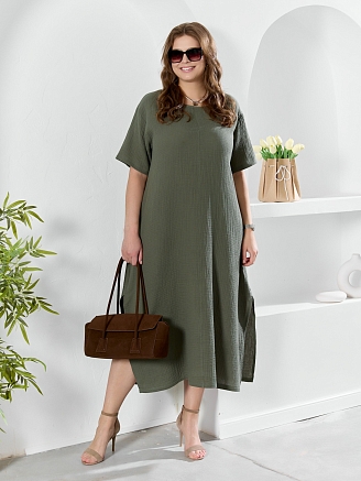 Женское платье Вуаль-1 / хаки