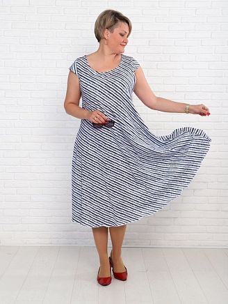 Женское платье П-8 / Диагональ-3