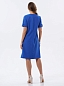 Женское платье с пуговицами П464СИ / Синий