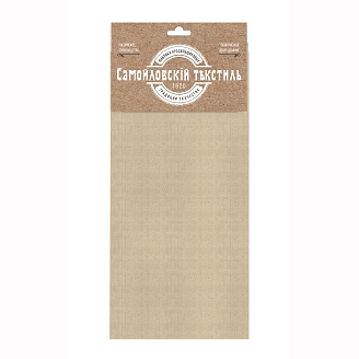 Полотенце кухонное двунитка "Самойловский Текстиль" / Текстура бежевая