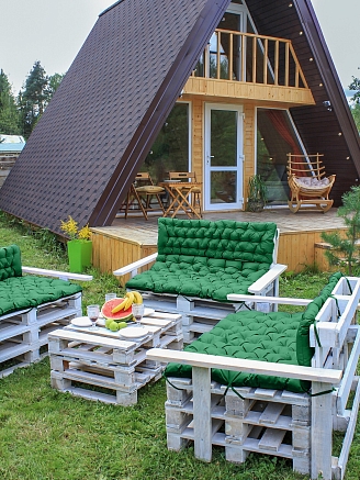 Матрас для садовой мебели арт. МО80 / Зеленый