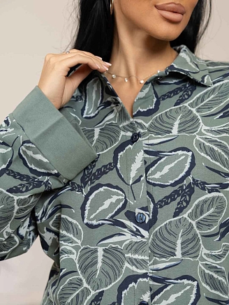 Женская пижама мод.2093 / Зеленый