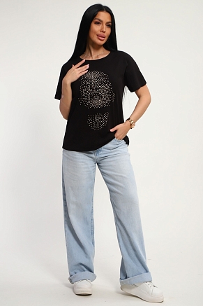 Женская футболка 85653 / черный