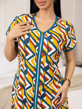 Женский халат мод.469/38 / Оранжевый