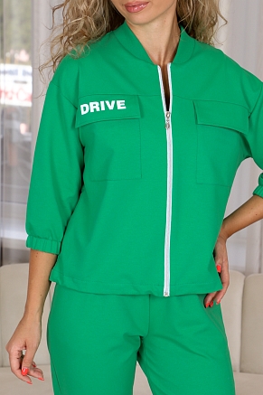 Женский костюм 24739 / зеленый