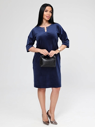 Женское платье Карисса / темно-синий