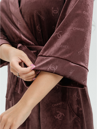 Женский халат Ирма / Сухая роза