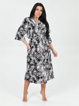 Женский халат Любаша / Листья