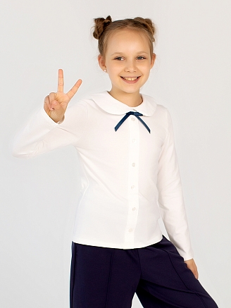 Блузка детская "Ученица" арт. дк338