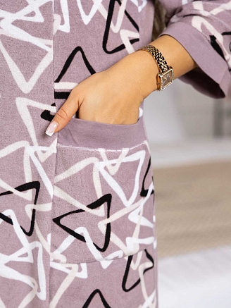 Женский халат мод.2127/2 / Какао