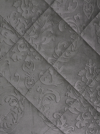 Набор покрывало и чехлы на подушку Кристалл / Графит