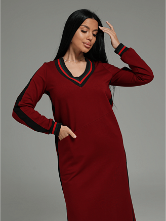 Женское платье Дебора / Бордо