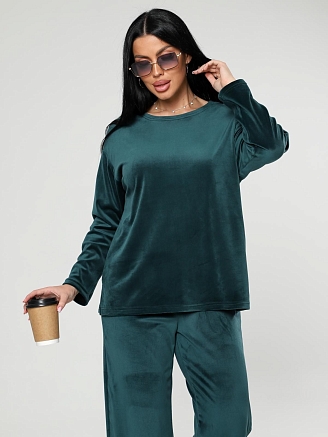 Женский костюм Чарлот / изумруд