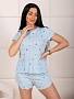Женская пижама мод.2181/1 / Голубой