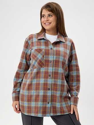 Женская рубашка Мускат-1 Р-015 / коричневый