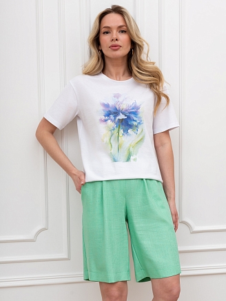 Женские шорты Сибелла-3 Ш-026 / зелёный