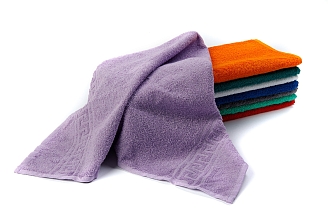 Полотенце махровое г/к Узбекистан 380 гр/м2 / 805-насыщ. сирень