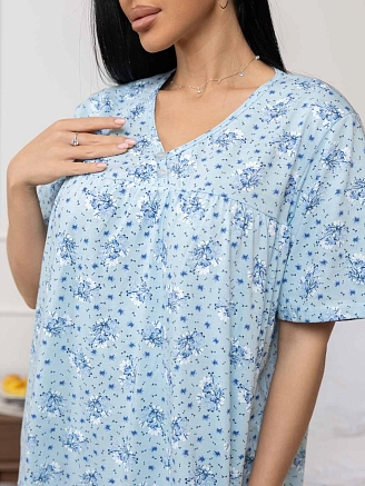 Женская сорочка мод.1930/5 / Голубой