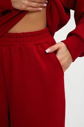 Женские брюки Палаццо 85556 / бордо