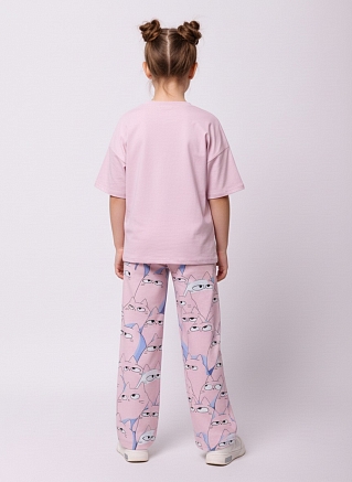 Детская пижама "Друзья" / Розовый