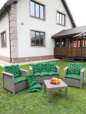 Матрас для садовой мебели арт. MO50 / Зеленый