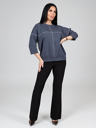 Женский свитшот Николет / темно-серый