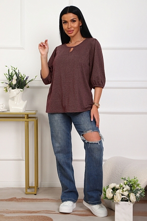 Женская туника 29541 / бордо