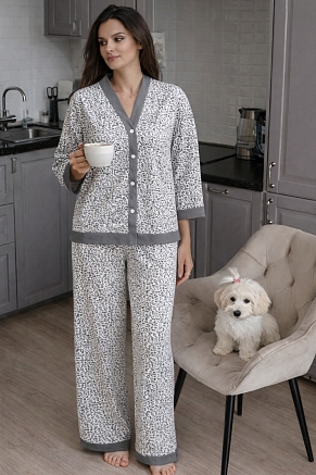 Пижама женская Вишенки С Арт. 10652