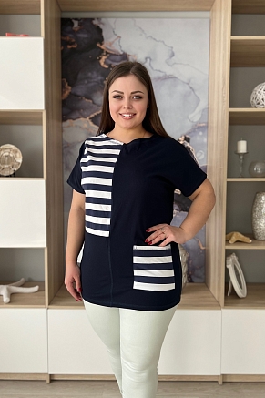 Женская туника 9116 / темно-синий