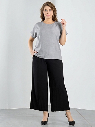 Женская блузка "Женский каприз-3" / серый