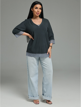 Женская футболка Богемия / Графит