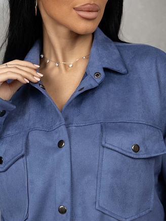 Женский костюм мод.2070/3 / Индиго