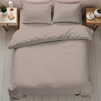 Постельное белье поплин гладкокрашеный / Песчаная дюна