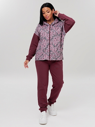 Женский костюм К-194(Фут) / Бордовый