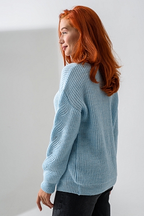 Женский джемпер 84503 / голубой