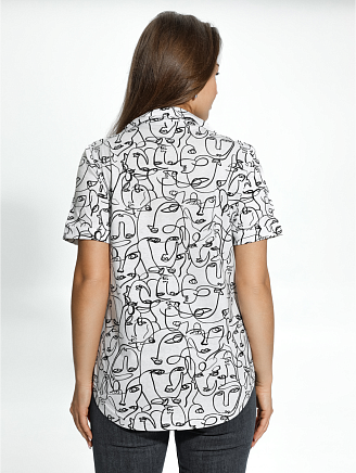 Женская футболка Страсть / Графика белая