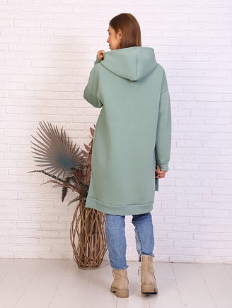 Женское платье-худи Меган / Фисташковый
