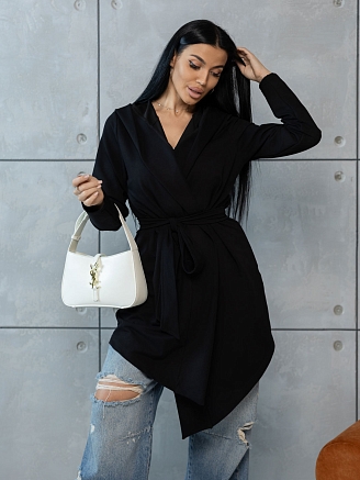 Женский кардиган мод.1276/3 / Черный