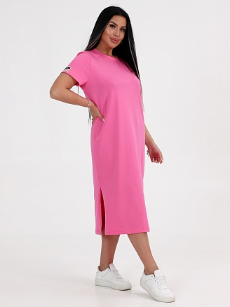 Женское платье-футболка ПлК-56 / Розовый