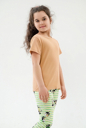 Подростковая футболка из кулирки / Охра