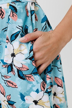 Женский халат 2128/2 / Голубой