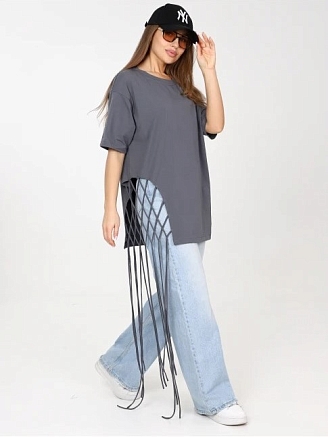 Женская футболка ДО-134.02 / Графит