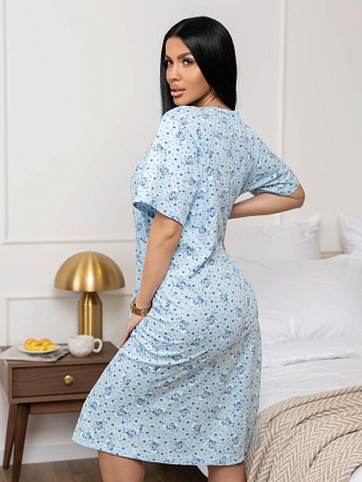 Женская сорочка мод.1930/5 / Голубой