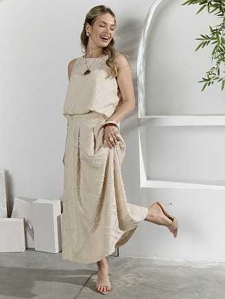 Женский костюм Ангелина-3 КЖ-128 / бежевый