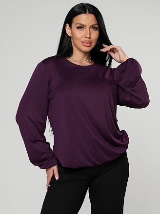 Женская блуза Мирея / баклажан