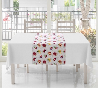 Скатерть-дорожка рогожка / Спелые фрукты 1