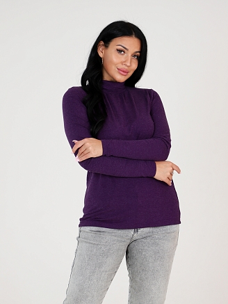 Женская водолазка ВВ-902 / Темно-фиолетовый