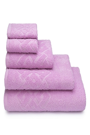 Полотенце махровое Донецкая Мануфактура ПТ-05583 / Сиреневый