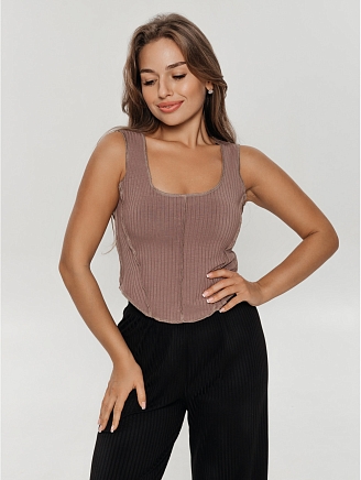 Женская майка Тея / Кофе